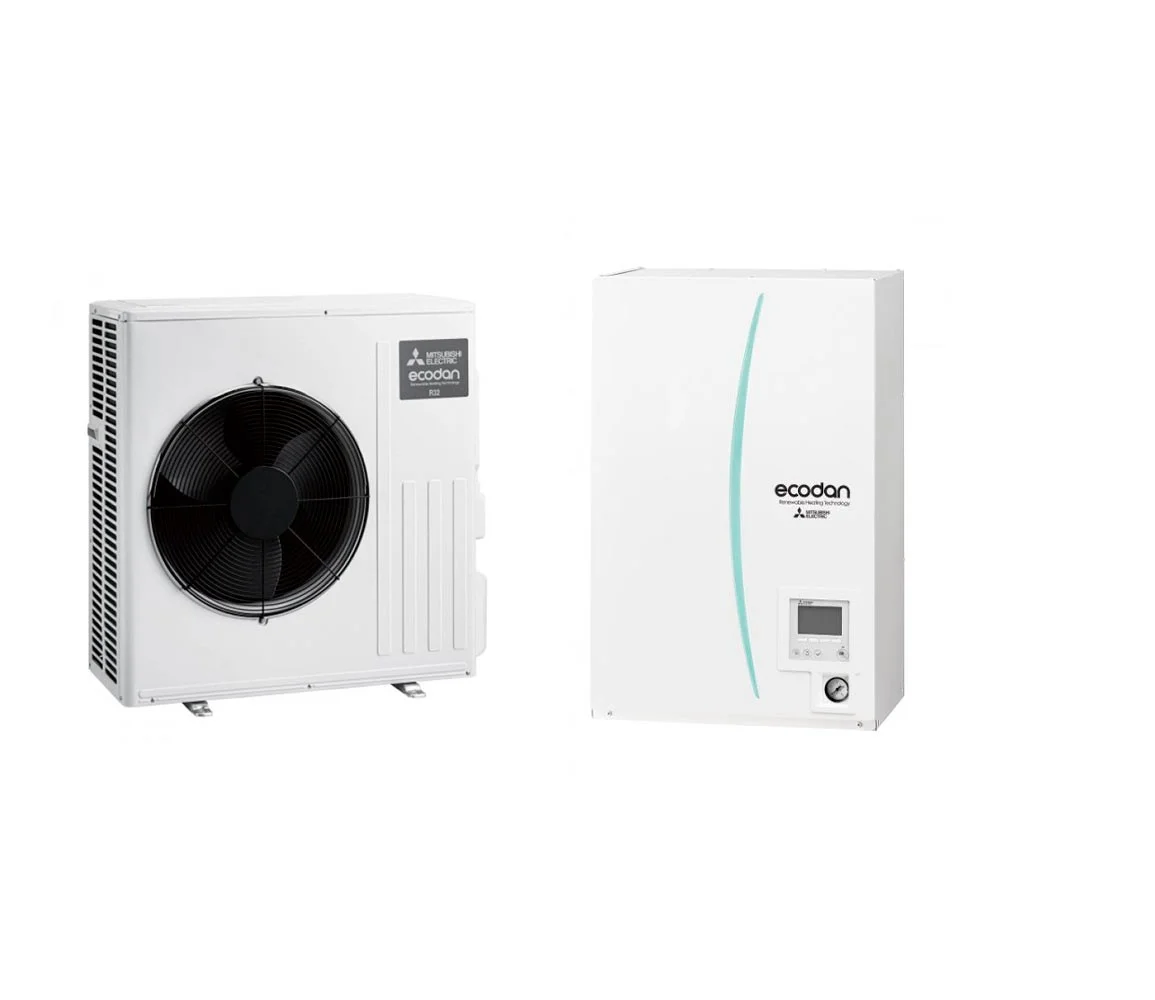 Pompe à chaleur air eau Mitsubishi Electric Ecodan Hydrobox instantané SUZ-SWM80VA avec unité intérieure ERSD-VM2D