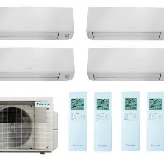Climatiseur Daikin Quadri Split Perfera All Season 4x9000 BTU R32 Inverter Wi-Fi - A+++/A++ - 4MXM80A + 4xFTXM25A