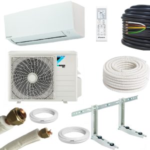 Daikin Sensira Bluevolution FTXC35D RXC35D: Climatiseur conditionneur 12000 BTU 3.5 kW avec kit d'installation de 5 m&egrave;tres A++