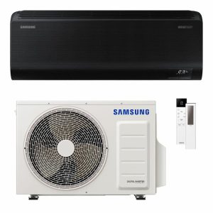 Climatiseur Samsung WindFree Black 12000 BTU R32 Monosplit Inverter Wi-Fi - A+++/A++ - F-AR12BLK