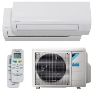 Climatiseur Daikin DualSplit Sensira 9000-9000 BTU R32 Inverter Wi-Fi - 2MXF40A avec CTXF25C + CTXF25C - Pompe à chaleur A++