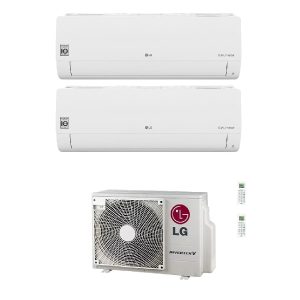 Climatiseur LG Libero Smart Dual Split 9000+9000 BTU R32 Inverter Wi-Fi - A+++/A++ - MU2R15