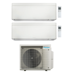 Climatiseur Daikin DualSplit Stylish 9000 + 9000 BTU R32 Inverter Wi-Fi A+++ &ndash; 2MXM40A avec FTXA25CW + FTXA25CW &ndash; Pompe &agrave; chaleur
