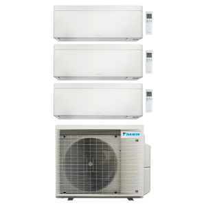 Climatiseur Daikin TrialSplit Stylish 9000 + 9000 + 9000 BTU R32 Inverter Wi-Fi A+++ – 3MXM52A avec FTXA25CW + FTXA25CW + FTXA25CW – Pompe à chaleur