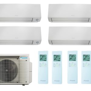 Climatizzatore Daikin Quadri Split Perfera All Season 4x9000 BTU R32 Inverter Wi-Fi, A+++/A++, 4MXM80A + 4xFTXM25A