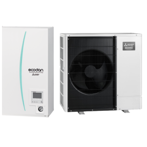 Mitsubishi Electric ECODAN ZUBADAN R32 HydroBox – Pompa di calore split aria-acqua Inverter 8 kW Monofase, PUZ-SHWM80VAA con HydroBox ERSF-VM2E, classe A+++
