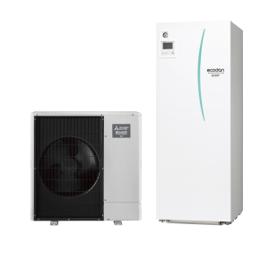 Mitsubishi Electric ECODAN ZUBADAN R32 200 L – Pompa di calore split aria-acqua Inverter 14 kW Monofase, PUZ-SHWM140VAA con HydroTank ERST20F-VM2E, classe A+++