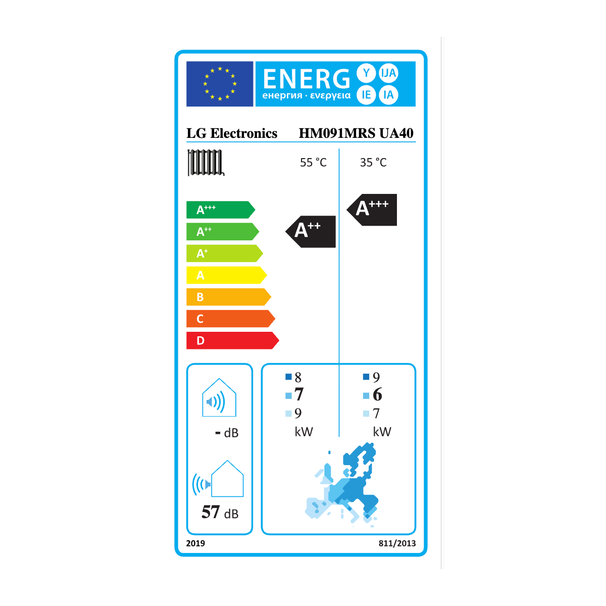 LG Therma V R32 Monoblocco S II – Pompa di calore aria-acqua 9 kW Monofase Inverter Alta Efficienza Classe A+++ Riscaldamento Raffrescamento ACS HM091MRS.UA40 - immagine 3